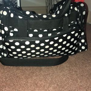 Polka Dot Duffle Bag